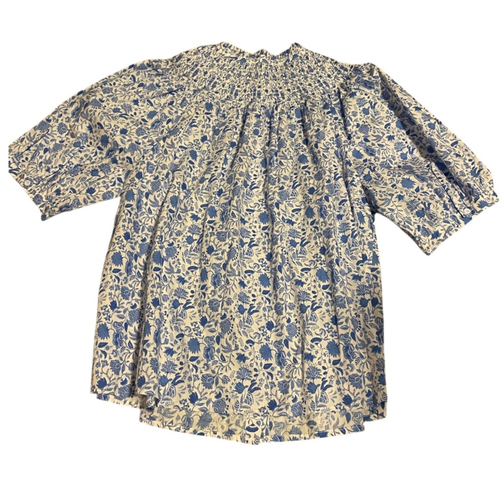 SugarLips Lily Floral Ruffle Blouse - Picture 6 of 8